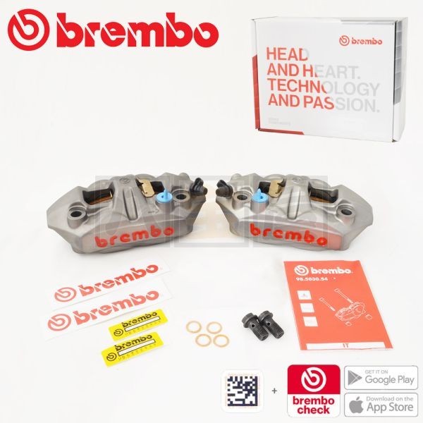 BREMBO（ブレンボ） M4 モノブロックキャリパー 左右セット P4 34/34mm 108mm