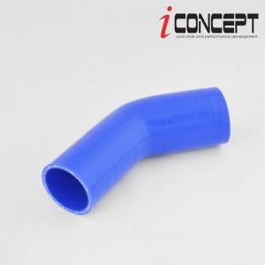 iConcept シリコンホース 45度異径エルボウホース 内径45＞51mm・ブルー